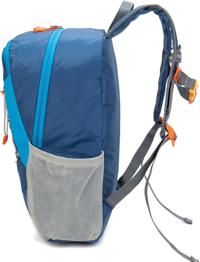 IVYGREEN Little Kids Hiking Backpack for Boys or Girls, Small Daypack for Camping or Travel (Blue, Small)