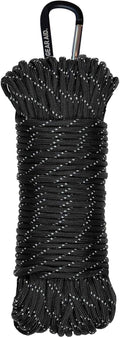Gear AID 550 Paracord and Carabiner, 7 Strand Utility Cord for Camping and Survival