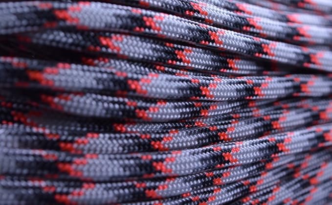 BORED? PARACORD! 550 lb Paracord – Ideal for Crafting, DIY Projects, Camping, Military & Active Outdoors – 300+ Colors – Tactical Parachute Cord Type III – Strong - Diecast 50 Feet