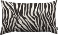 TKS MITLAN Zebra Print Pillow Covers 12 x 20 Inch Black White Leopard Line Stripes Wild Animal Skin Decorative Throw Pillow Covers Linen Cushion Case for Sofa Couch