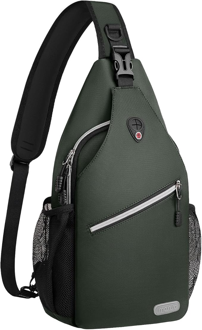 MOSISO Sling Backpack, Multipurpose Crossbody Shoulder Bag Travel Hiking Daypack