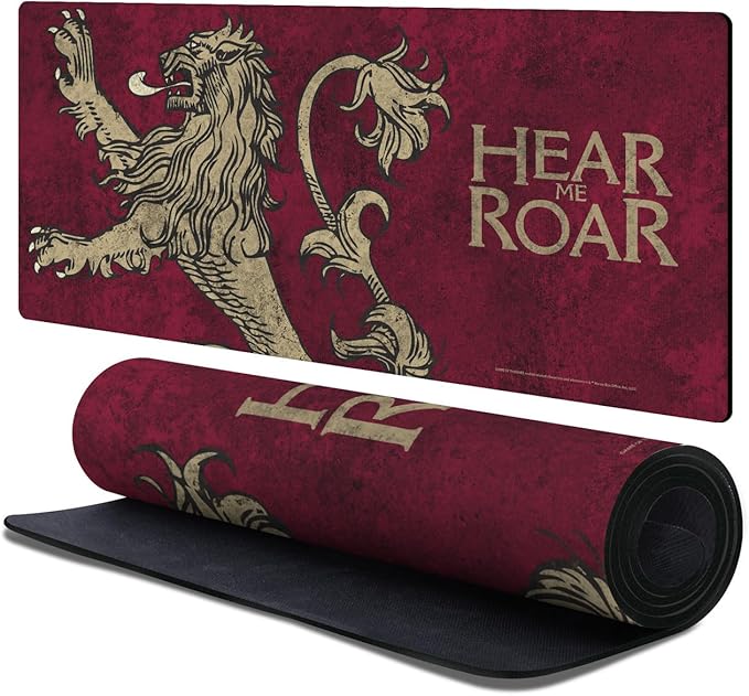 Head Case Designs Officially Licensed HBO Game of Thrones House Lannister Graphic Art 37.4 x 15.75 x 0.16 inches (900 x 400 mm) - XL Gaming Office Desk PC Keyboard Mouse Mat Pad