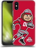 Head Case Designs Officially Licensed Ohio State University Mascot Oversized Football Graphics Hard Back Case Compatible with Apple iPhone X/iPhone Xs