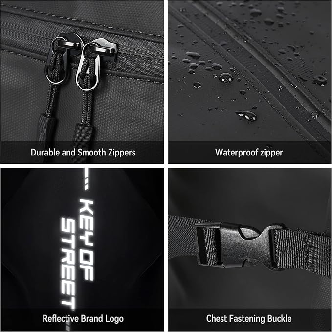 Motorcycle Backpacks for Men and women,Waterproof Helmet Backpack,Motorcycle Dirt Bike Accessories,motorcycle gear Seat Bag Tail Bag