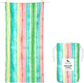 Dock & Bay Beach Towel - Quick Dry, Sand Free - Compact, Lightweight - 100% Recycled - Includes Bag - Watermelon Sugar - Large (160x90cm, 63x35)