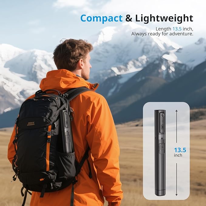 Fuloview Auto Face Tracking Tripod,67''Phone Tripod for iPhone,360° Rotation Follows Your Movement,Bluetooth Remote,Phone Holder for Vlog,Live Streaming, Video Call,Content Creators.