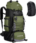 90L Hiking Backpack, Waterproof Camping Bag with Rain Cover, Lightweight Backpacking Back Pack