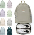 coofay Gym Backpack For Women Waterproof Backpack With Shoe Compartment Lightweight Travel Backpack Sports Backpacks Small Gym Bag