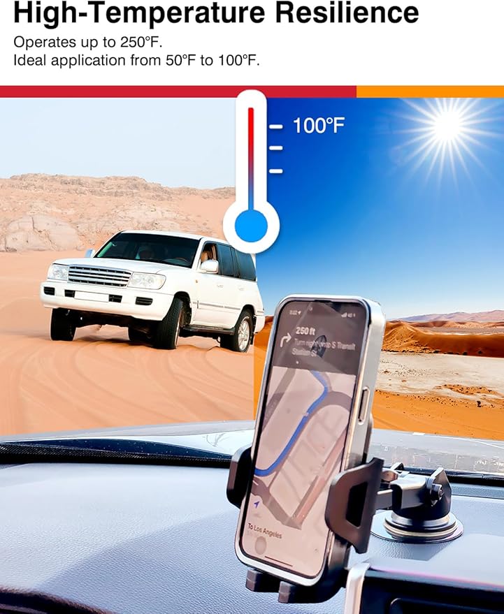 Dashboard Adhesive Mounting Disk Set for Suction Cup Car Mounts – 3.15" (80mm) Flat Surface Pad for Phone Holder & GPS – Strong Hold on Curved Dashboards – Includes 2 Disks & 2 Replacement Pads