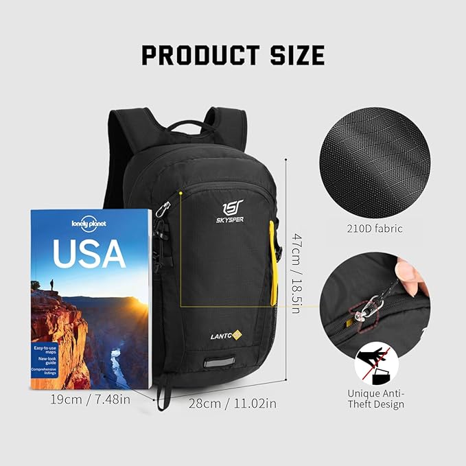 SKYSPER Small Hiking Backpack, 20L/30L Lightweight Travel Backpacks Hiking Daypack for Women Men