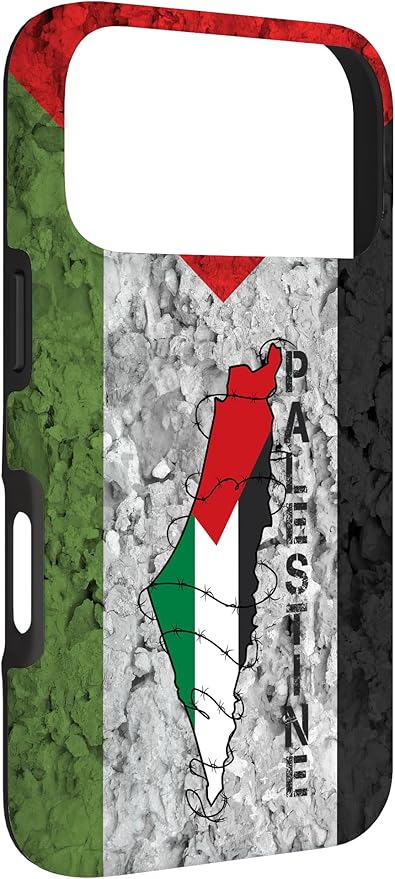 Kufiya Palestine Keffiyeh Flag, Palestinian Map Pattern Case for iPhone 17 Pro