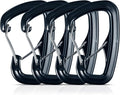 Heavy Duty Carabiner Clip Hook 8KN (1763 lbs), 2 PCS Ultra-Light Aluminum Caribeaners with Double Door D Ring Shape, for Hammock, Camping, Hiking, Backpacking, Dog Leash, Keychain Clip