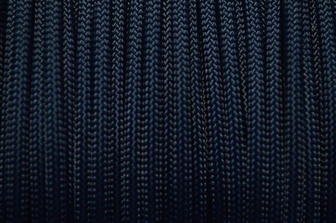 BORED? PARACORD! 550 lb Paracord – Ideal for Crafting, DIY Projects, Camping, Military & Active Outdoors – 300+ Colors – Tactical Parachute Cord Type III – Strong - Black 50 Feet
