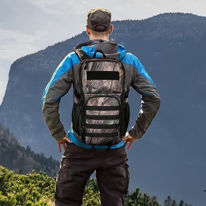 HUNTVP Tactical Backpack Military MOLLE Backpack Hunting Rucksack Gear Assault Pack 25L WR