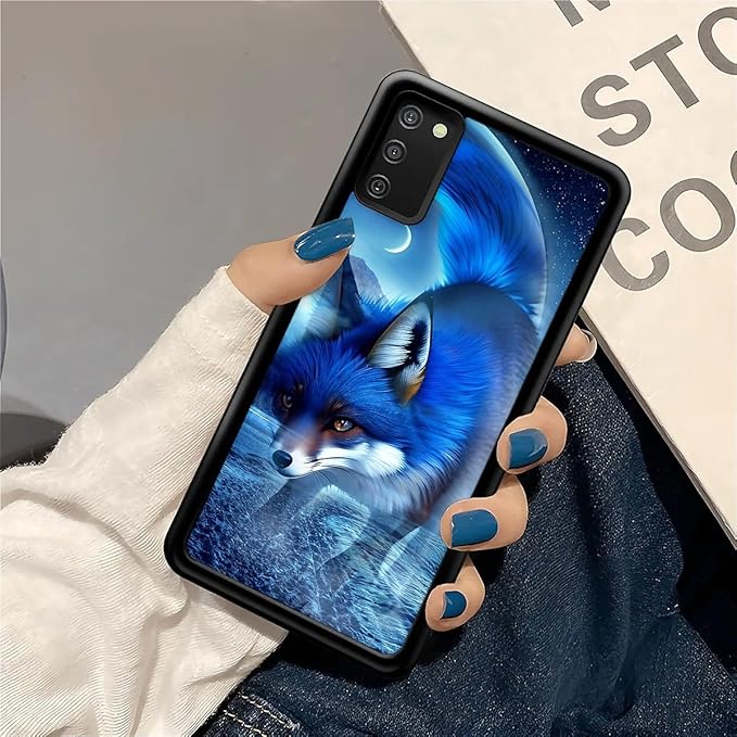 for Samsung Galaxy S20 FE Case, Snowy Mountain Fox Lake Pattern Graphic Design Girl Boy Soft Silicone Hard Acrylic Shock Protection for Samsung Galaxy S20 FE