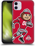 Head Case Designs Officially Licensed Ohio State University Mascot Oversized Football Graphics Hard Back Case Compatible with Apple iPhone 11