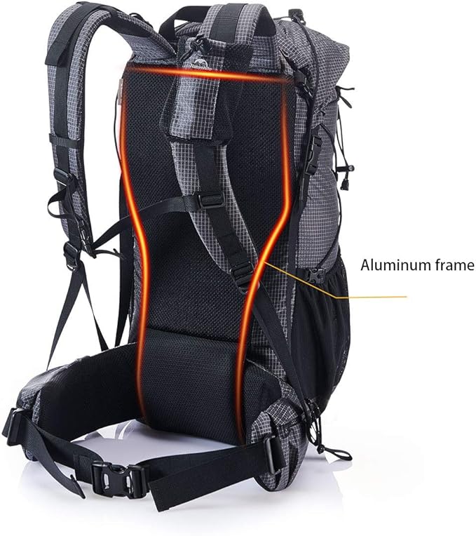 Naturehike 65L Internal Frame Hiking Backpack for Outdoor Camping Travel Backpacking, Ultralight Backpack for Adults