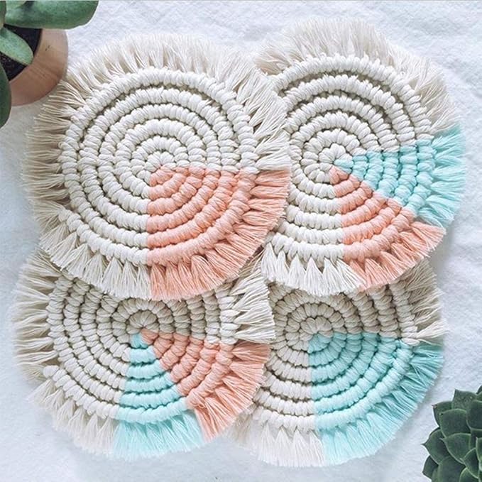 Light Green Macrame Cord 3mm x 109Yards, Colored Cotton Rope Colorful Cotton Craft Cord Twine for Wall Hanging Plant Hanger Crafts Knitting Decorative Projects