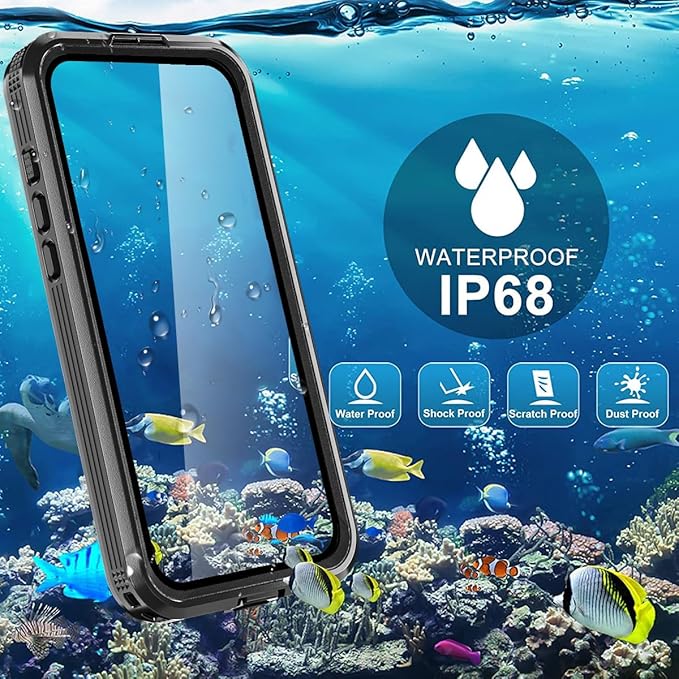 AICase Waterproof Case for iPhone 16(6.1") with MagSafe Support Snowproof,Dustproof/Shockproof,IP68 Certified 360 Full Body Protection Fully Sealed Underwater Cover for iPhone 16 2024_1