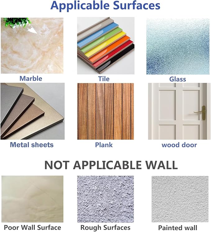 JINSHUNFA Adhesive Wall Hooks 13LB Heavy Duty No Drill Transparent Waterproof Hooks for Bathroom Kitchen Towel Coat 8 Pack