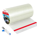 Fiberglass Rv Awning Repair Tape Kit - 5 Inch Wide 39ft Heavy Duty Waterproof Tear Repair Patch for Tent, Tarp, Canopy, Boat with Canvas Tape and Sail Repair Tape