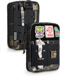 TACTICAL GEEK EDC Compact Waist Pocket Pouch, Multi-Purpose Molle EDC Pouch Gadget Organizer (E2.0-Black Camo)