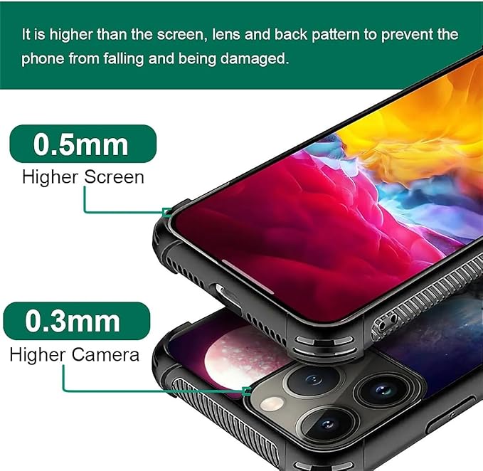 for iPhone 15 Pro Max Case, Star Two Wolfs Howling Pattern Graphic Design Girl Boy Soft Silicone Hard Acrylic Shock Protection for iPhone 15 Pro Max