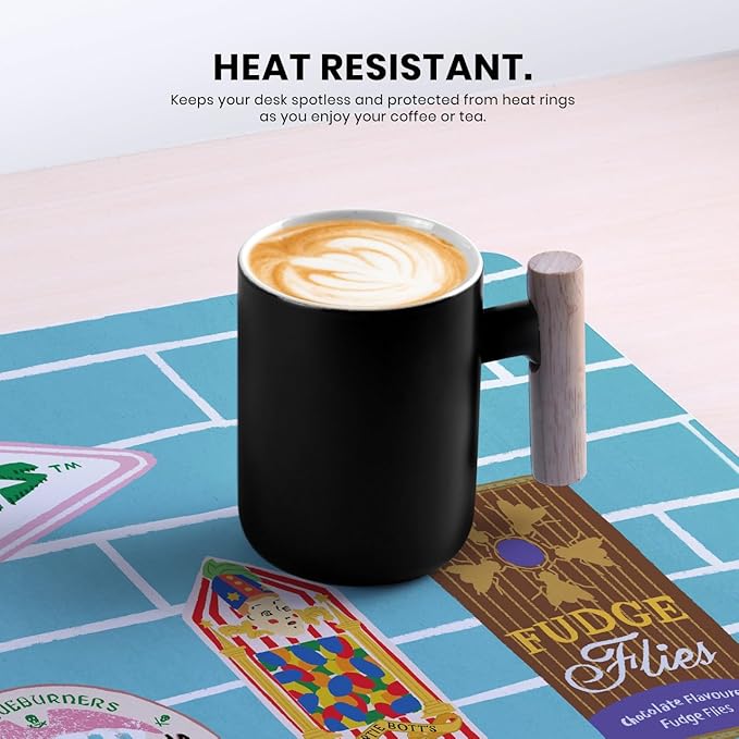 Head Case Designs Officially Licensed Harry Potter Honeydukes Graphics 37.4 x 15.75 x 0.16 inches (900 x 400 mm) - XL Gaming Office Desk PC Keyboard Mouse Mat Pad