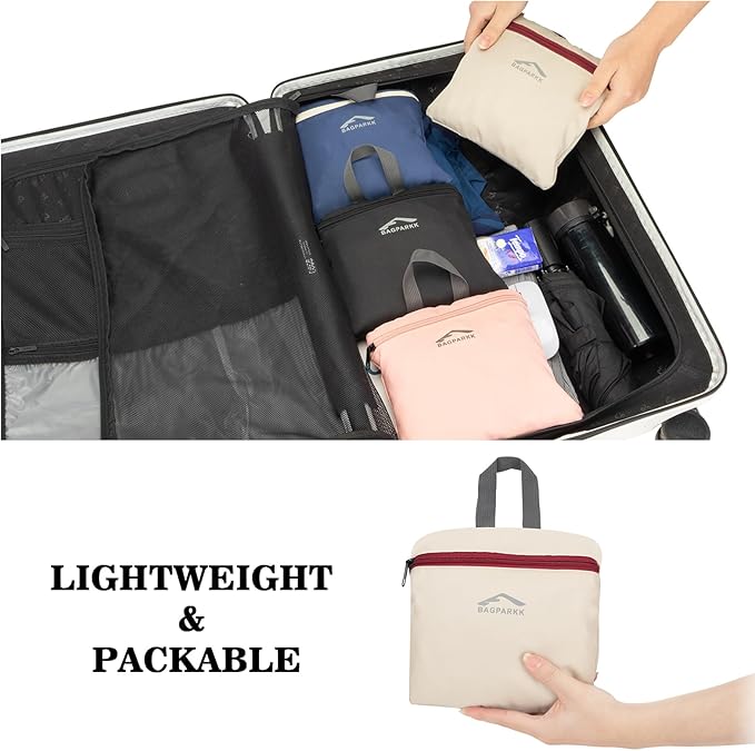 BAGPARKK Hiking Backpack,Large 35L Travel Backpacks for Men Women,Water Resistant Ultra Lightweight Foldable Packable Camping Daypack for Outdoor Sports