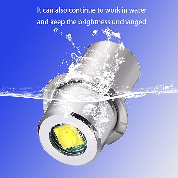 P13.5S PR2 LED Bulb Flashlight Replacement Led Conversion kit 2D 3D 4d Cell Bulbs 3W 3V 4.5V 6V for 2-4C&D LED Bulbs 4Pack