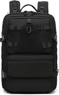 aiGear 50L Military Tactical Backpack 3 Days Assault Pack Large Day Backpack for Men Molle Army Bug Out Bag Waterproof Heavy Duty Hiking Trekking Rucksack - Black