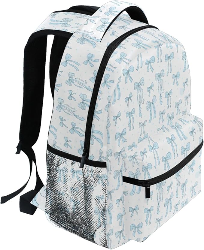 Wamika Coastal Anchor Kids Backpack Nautical Theme Starfish Shell Ocean School Backpacks Boys Girls Preschool Book Bag