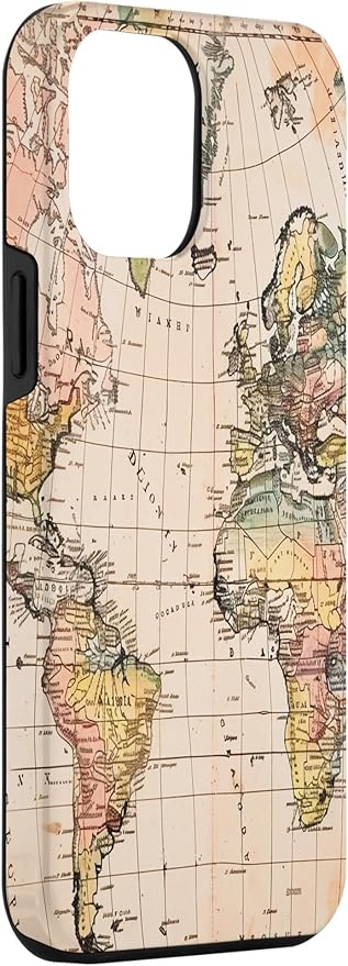 World Map ,Old Map of the World Case for iPhone 12 Pro Max