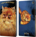 Head Case Designs Officially Licensed Harry Potter Crookshanks Prisoner of Azkaban II Leather Wallet Case Compatible with Amazon Fire Max 11 2023