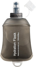 150ml Soft Flask Soft Water Bottle for Running, Hiking, Travelling, Cycling and Climbing, TPU Material, BPF-Free - Grey