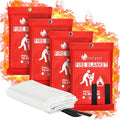 Lancryen Emergency Fire Blanket, Fire Extinguisher Blanket, Fire Suppression Fabric, Flame Retardant Towel Fire Safety Cloth for Home, Kitchen, School, Grill, Car, Office, Warehouse(40” x 40”)