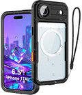 Underwater Case for iPhone 17 Air 6.5", IP68 [6.6FT Military] Waterproof Shockproof Full Body Protection, Ultra Slim MagSafe Compatible with Screen Protector for Snorkeling Swimming Outdoor Activities