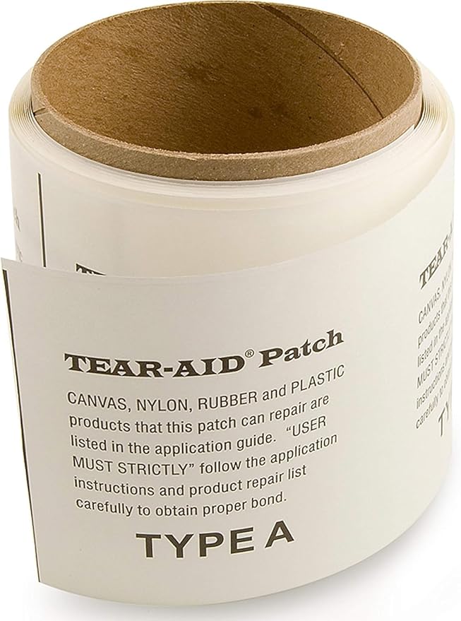 Tear-Aid Repairs Patch Roll Kit for Type A Fabrics (2 Pack) Size: 2Pack Model: