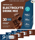 Venture Pal High Sodium Electrolyte Powder Packets | Sugar Free Hydration Drink Mix with Sodium, Potassium, Magnesium & Vitamins | Zero Calorie | Keto, Vegan & Paleo Friendly | 30 Sticks
