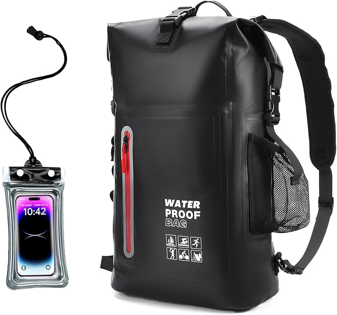 Waterproof Backpack, Waterproof Backpack That Can Float, Suitable for Kayaking And Beach Activities, Outdoor Moisture-Proof Bag