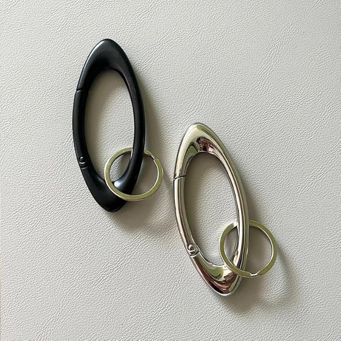 Y2K Cute Star Carabiner Keychain Cool Belt Loop Clip Starlight Heavy Duty Carabiner Clasp Snap Hook Holder Key Buckle