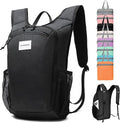 10L Foldable Lightweight Backpack – Packable Travel Daypack for Hiking, Cycling & Everyday Use – Water-Resistant Travel Bag with Multi-Pocket Design for Women & Men(Black)