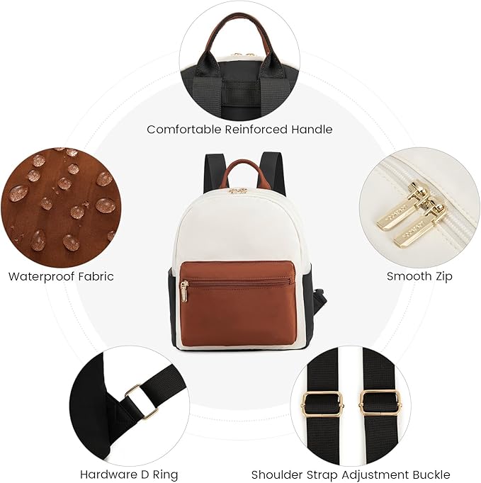 LOVEVOOK Mini Backpack for Women Light Weight Small Waterproof Backpack Purses Daily Backpack… | Light Weight