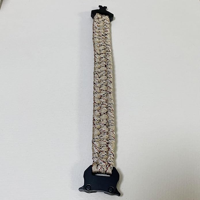Parachute Cord Bracelets Trilobite Weaved Paracord Bracelet with Side Release Buckle 8.7 inch Black Bracelet for Men Women 1 Set