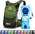 Mothybot Hydration Pack, Insulated Hydration Backpack with 2L BPA Free Water Bladder and Storage, Hiking Backpack for Men, Women, Kids for Running, Cycling, Camping - Keep Liquid Cool up to 5 Hours
