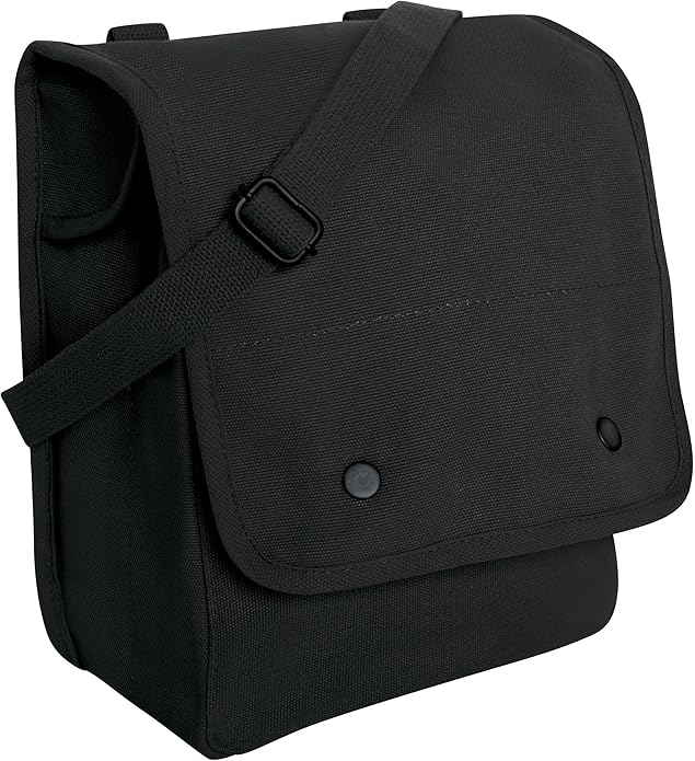 Rothco Canvas Map Case Shoulder Bag – Rugged Crossbody EDC Utility Storage