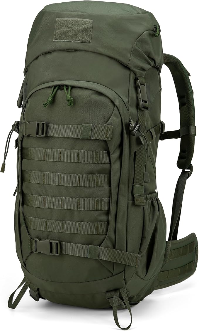 Mardingtop 50L Hiking Backpack,Backpacking Backpack with Rain Cover for Hiking,Backpacking,Rucking,Camping,Survival