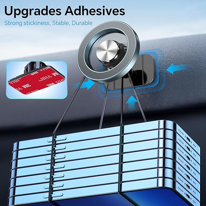 Kaistyle for Magsafe Car Mount【20 Strong Magnets】Magnetic Phone Holder for Car Phone Holder Mount Dash Mounted Holders Cell Phone Holders for Your Car Accessories for Women Men for iPhone 17 16 15 14