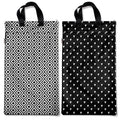 Mama Koala Reusable Hanging Wet Dry Bags for Baby Items, Cloth Diapers, Swimsuits, Travel, Gym Clothes, Beach, Pump Parts, Toiletries, Two Zippered Pockets, 2 Pack (W007L)