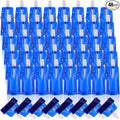 Teenyyou 48 Pack Collapsible Water Bottles Bulk 16oz Foldable Water Bottles with Carabiner Reusable Drinking Leak Proof Container Bags for Sport Biking Hiking Camping Travel Outdoor (Dark Blue)